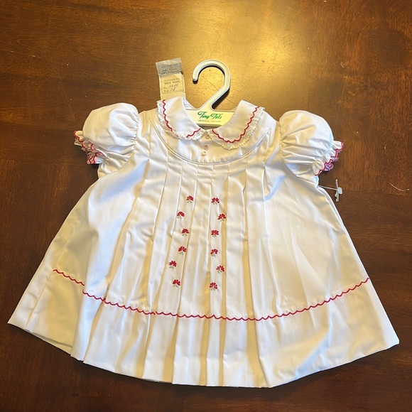 Vintage Tiny Tots Dress New With Tags - Picture 1 of 8
